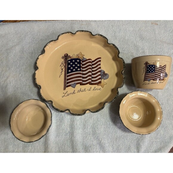 Home & Garden Land That I Love Serving Dish & Bowls MINT - Picture 1 of 9